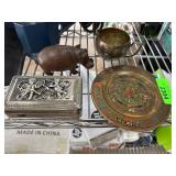 Metal and Wooden Decorative Items