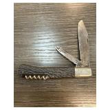 German-Made Folding Pocket Knife with Corkscrew
