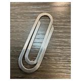 Sterling Silver Paperclip Money Clip