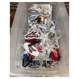 Embroidered Patch Lot Featuring Popular Logos