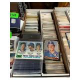 Baseball Cards in Sleeves and Boxes