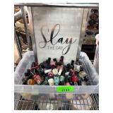 Nail Polishes with Decorative Sign