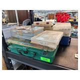 Large Auto Fishing Tackle Collection With Boxes