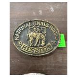 1979 Hesston National Finals Rodeo Belt Buckle