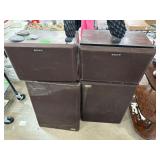 Sony SS-860 Vintage Floor Speakers Set of Four