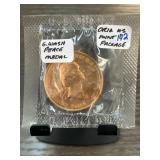 George Washington Peace Medal in Original US Mint