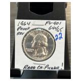 1964 FS-901 Proof Silver Washington Quarter