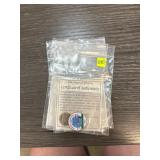 Ohio 2002 Colorized State Quarter with COA