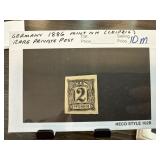 Germany 1886 Mint NH Private Post Stamp