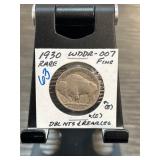 1930 Buffalo Nickel WDDR-007 Doubled Die Rare Vari