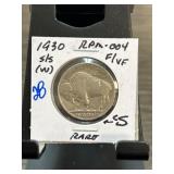 1930-S/S Buffalo Nickel RPM-004 FS-5 Rare Coin