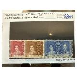 Swaziland 1937 Coronation Stamp Set (3)