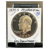1977-S Eisenhower Dollar PR68/69 DCAM