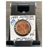 1999 Lincoln Penny Double Struck Error Coin