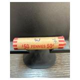 Roll of wheat Pennies in Paper Wrapper