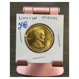 Abraham Lincoln Commemorative Medal in Holder