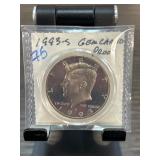 1993-S Kennedy Half Dollar Gem Cameo Proof Coin