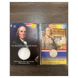 1955 Franklin Silver Half Dollar with Display Case