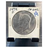 1972-D Eisenhower Dollar in Choice Uncirculated Co