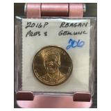 2016-P Ronald Reagan Presidential Dollar Coin, Gem