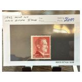 1942 Mint NH German WW2 3RM Issue Stamp