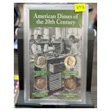 American Dimes of the 20th Century Coin Set