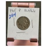 1915-P Buffalo Nickel in Holder