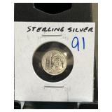 Sterling Silver Samuel Huntington Commemorative Co