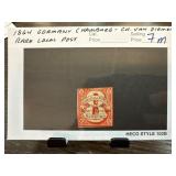 1864 Germany Charles Van Diemen Local Post Stamp