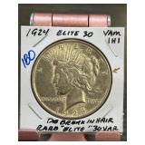 1924 Peace Dollar VAM-1H1 Elite 30 Variety
