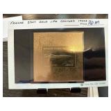 France 23kt Gold 1FR Concord Issue Plaque
