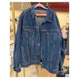 Levi�s 75111 Denim Jacket in XL with Striped Linin Levi�s 75111 Denim Jacket in XL with Striped Linin
