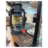 Rustic Lantern and Iron Ornamental Items Rustic Lantern and Iron Ornamental Items