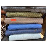 Six Quilted Moving Blankets in Various Colors Six Quilted Moving Blankets in Various Colors
