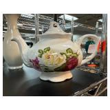 Arthur Wood Rose Pattern Ceramic Teapot Arthur Wood Rose Pattern Ceramic Teapot