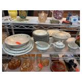 American Royalty Fine China Set with Floral Patter American Royalty Fine China Set with Floral Patter