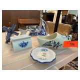 Blue and White Ceramic Decorative Items Blue and White Ceramic Decorative Items