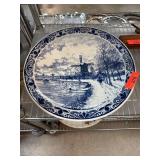 Delft Blauw Hand-Painted Ceramic Plate Delft Blauw Hand-Painted Ceramic Plate