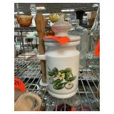 Decor De Paris Ceramic �Les Cornichons� Jar with L Decor De Paris Ceramic �Les Cornichons� Jar with L