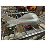 Midgetoy Die-Cast Silver Streamlined Airplane Midgetoy Die-Cast Silver Streamlined Airplane
