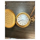 Marcel 17-Jewel Pocket Watch with Chain Marcel 17-Jewel Pocket Watch with Chain
