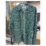 Cinch Modern Fit Long-Sleeve Shirt in Green Paisle Cinch Modern Fit Long-Sleeve Shirt in Green Paisle
