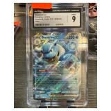 Blastoise ex Scarlet & Violet 151 Holo CGC 9 Card Blastoise ex Scarlet & Violet 151 Holo CGC 9 Card