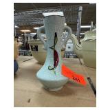 Mid-Century Modern Ceramic Double-Handled Vase Mid-Century Modern Ceramic Double-Handled Vase