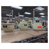 Hall�s Superior Kitchenware Silhouette Tea Set Hall�s Superior Kitchenware Silhouette Tea Set