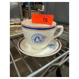 Dunn Bennett & Co. Nassau Yacht Club Cup & Saucer Dunn Bennett & Co. Nassau Yacht Club Cup & Saucer