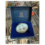 Halcyon Days Enamel Box Depicting Tower Bridge Halcyon Days Enamel Box Depicting Tower Bridge