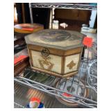 Decorative Wooden Box With Porcelain Doll Parts Decorative Wooden Box With Porcelain Doll Parts