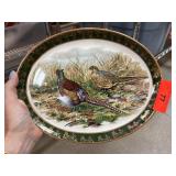 Weathersby Royal Falcon Ware Oval Pheasant Plate Weathersby Royal Falcon Ware Oval Pheasant Plate