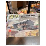 Atlas HO Scale Lumber Yard and Office Building Kit Atlas HO Scale Lumber Yard and Office Building Kit